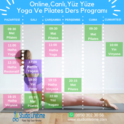 Online,Canlı,Yüz Yüze Pilates Ve Yoga